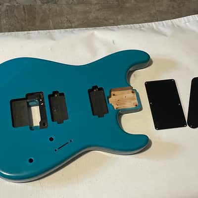 2022 Charvel Mexico Pro Mod 2H Miami Blue Guitar Body Floyd Ready