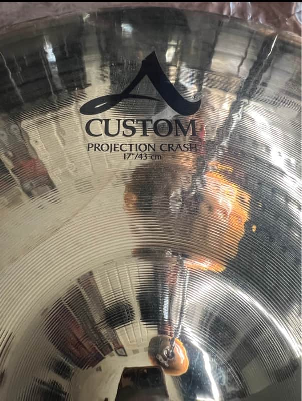 Zildjian 17” A Custom Projection Crash — Excellent condition / Like New — Powerful Rock Crash image 1