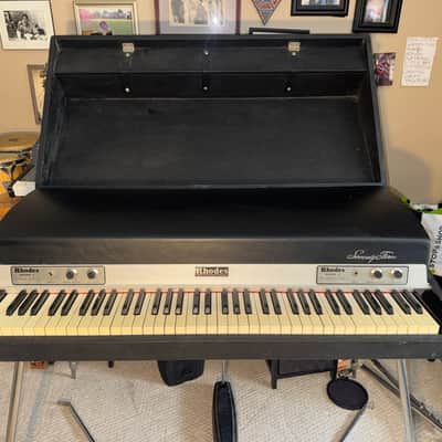 1976 Fender Rhodes Mark I Stage Piano (73-Key) — Special Factory Stereo Output-Janus I image 5