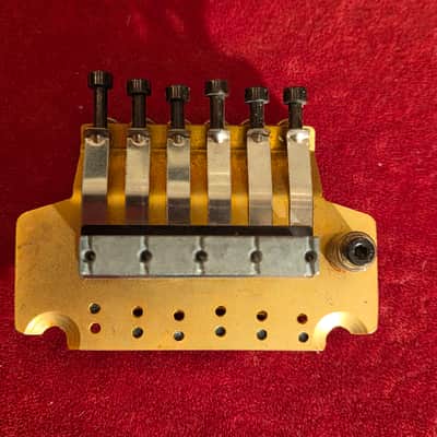 Licensed by Floyd Rose Tremolo Bridge Brushed Gold image 7
