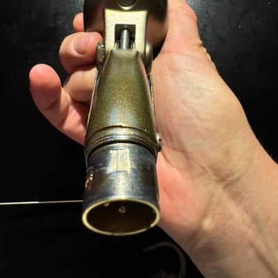 Custom Worn Bronze/Gold Shure Super 55 Deluxe Supercardioid Dynamic Microphone Lights Up image 3