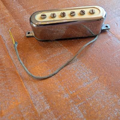 Teisco Pickup And Pickguard Vintage 1960s Chrome Tested 4.93K image 3