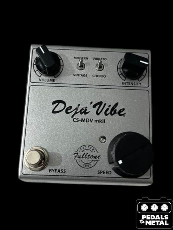 Fulltone CS-MDV MkII Custom Shop Mini Deja Vibe MkII 2010s - Silver - X17668 image 1