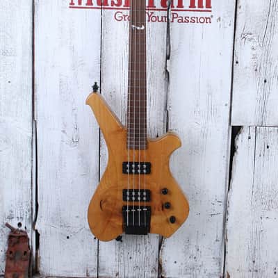 Sozo Render Series Render Bass 4 String Electric Bass Guitar Maple Burl Top image 2