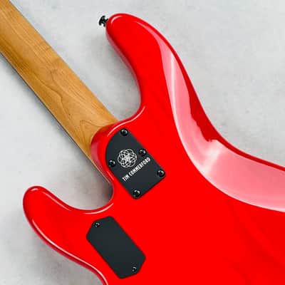 Ernie Ball Music Man Tim Commerford Active StingRay 4-String Bass 2025 - Caliper Red image 12