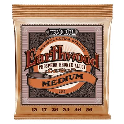 Ernie Ball 2144 Earthwood Phosphor Bronze Medium 13-56 image 1
