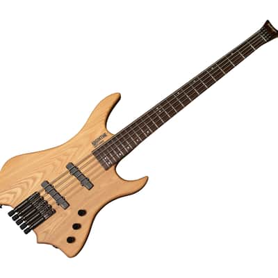 BootLegger Guitar Absinthe 5 String Bass 2025 - Matte Oil EMG Active image 7