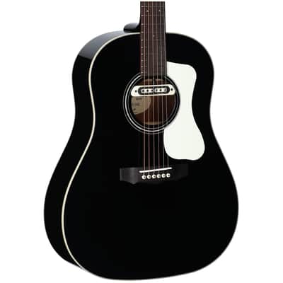 Guild DS-240E Dreadnought Acoustic-Electric Guitar, Black image 1