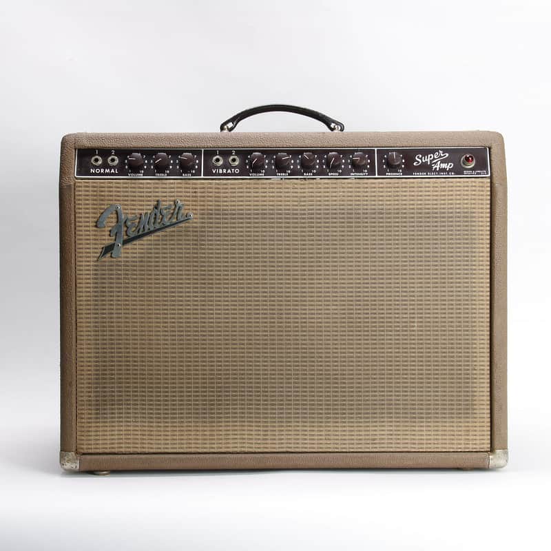 Fender Super 6G4-A Brownface 40-Watt 2x10" Guitar Combo 1961 - 1963 image 1