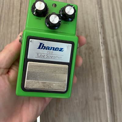Ibanez TS9 Tube Screamer 2002 - Present - Green vintage style electric guitar tube screamer image 7