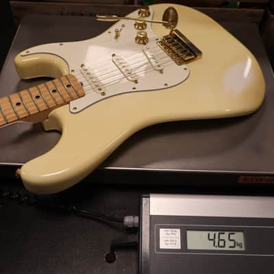 Fender 1980 The Strat Olympic White Gold Hardware OHSC image 12