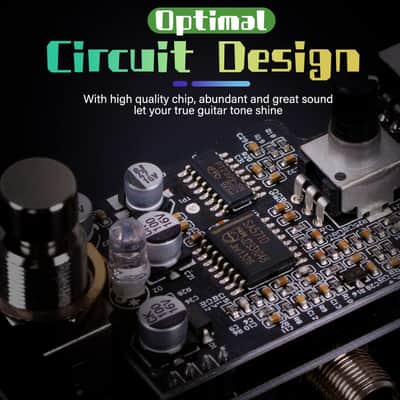 Crunch Distortion Guitar Pedal, Lotkey Electric Effects Pedals Mini Single Type DC 9V True Bypass image 5