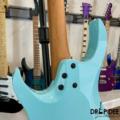 Balaguer Select Series Diablo Retro 27 HT Electric Guitar w/ Bag-Gloss Solid Cerulean Blue image 13