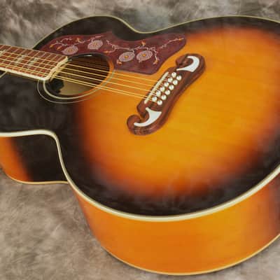 2022 Epiphone J-200 Studio 12-String - Vintage Burst image 15