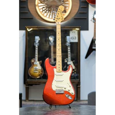 1973 Fender Stratocaster candy apple red image 2