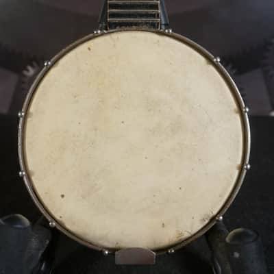 Vintage Banjolele w/ Metal Back & F-Holes image 6