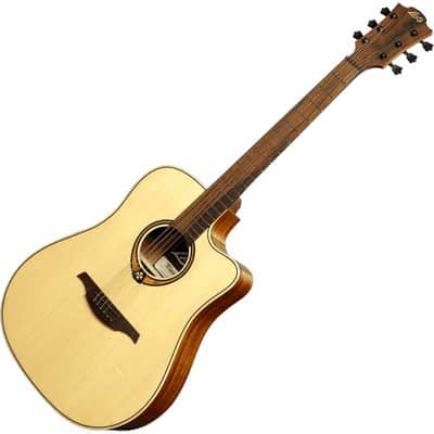 Lâg T88DCE Dreadnought cutaway electro image 2