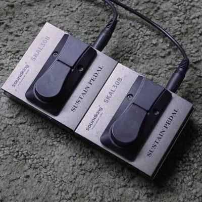 Used Soundking SKAL308 sustain pedal with cables - lot of 2 image 5