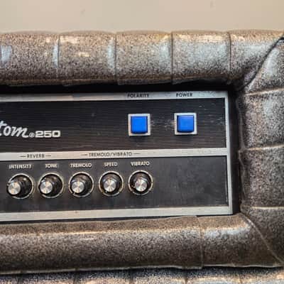 Kustom Kustom 250 Head and Kustom 4x12 Bottom USA 1970's Local pickup only in Milwaukee, WI image 4