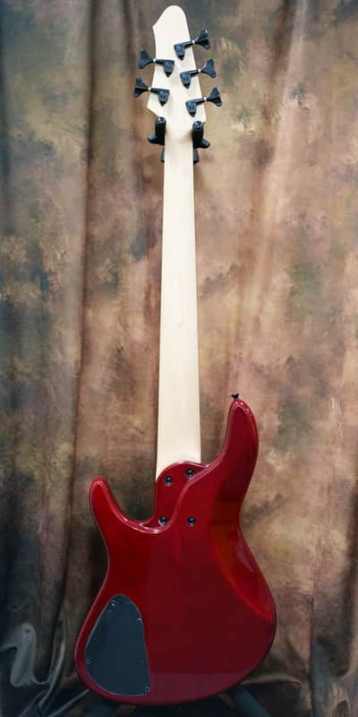 Fodera NYC Empire 5 Strings 70FH/24 TransRed | Reverb