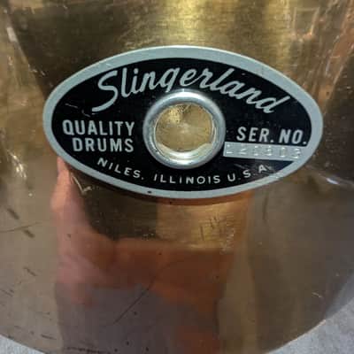Slingerland 14" Brass Timbale (Vintage) image 2