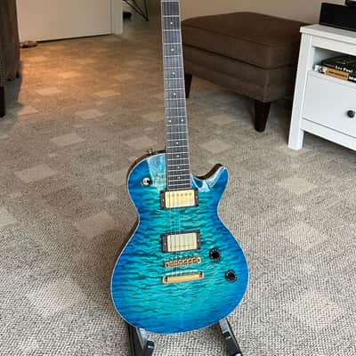 2022 T's Guitars Arc Singlecut - Centura Blue image 2