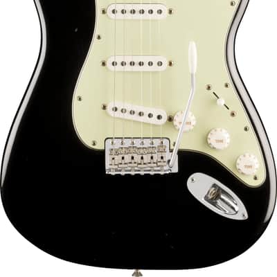 Fender Vintera II Road Worn '60s Stratocaster Maple Black w/case image 2