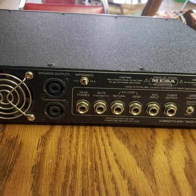 Mesa Boogie Subway D-800 Plus 800-Watt Bass Amp Head 2016 - Present - Black image 2