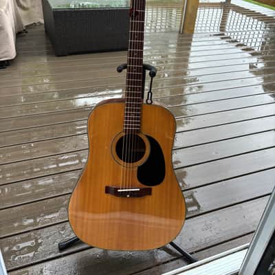 Martin / Gibson clone Lyle W420 Vintage 1970s MIJ Acoustic Guitar - Fresh Setup - Matsumoku image 2
