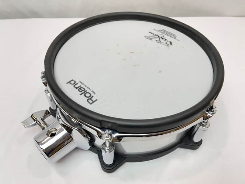Roland PD-105X V Drum 10" Mesh Head PD105X Silver Chrome image 1