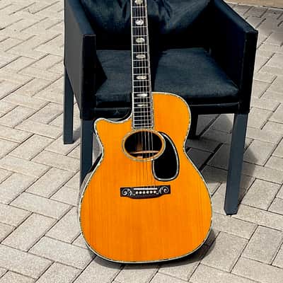 Martin MC-45L Custom Shop Cutaway 1988 1-off factory MC-45 Left Handed Cutaway insane special order. image 2