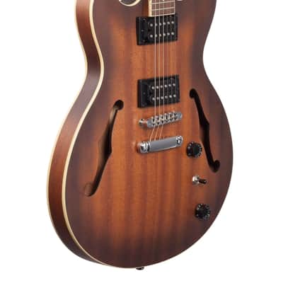 Ibanez AS53 Artcore Semi-Hollowbody Electric Guitar Tobacco Flat image 9