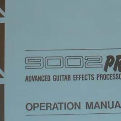 Zoom 9002 Pro Artist Edition 1990s Electric Guitar Effects Processor. Power Supply & New Battery image 3