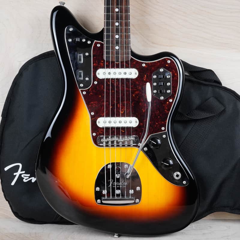 Fender MIJ Traditional II '60s Jaguar 2022 Sunburst Japan Offset w/ Gig Bag, Booklet image 1