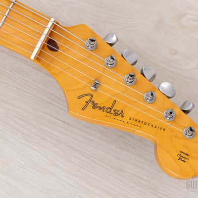 1987 Fender Stratocaster ‘57 Vintage Reissue ST57-55 Sunburst 100% Original w/ Case, Japan MIJ Fujigen image 4