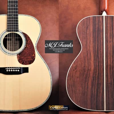 MJ Franks 000-42 Style, Short Scale, Euro Spruce, Madagascar RW, 1-11/16" Nut image 19