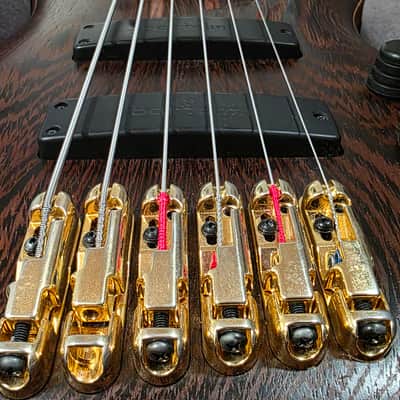 Ibanez SR5006E OL TEAM J. CRAFT Prestige Case Queen 2009-2010 Custom USA Bartolini SR5006 SR 5006 6 Six String Bass Guitar image 9