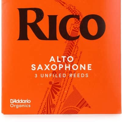 D'Addario Rico Alto Saxophone Reeds - 3.0 (3-pack) image 3