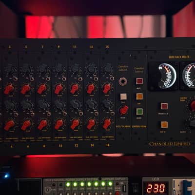 Chandler Limited Mini Rack Mixer with PSU-2 Power Supply 2010s - Blue image 1
