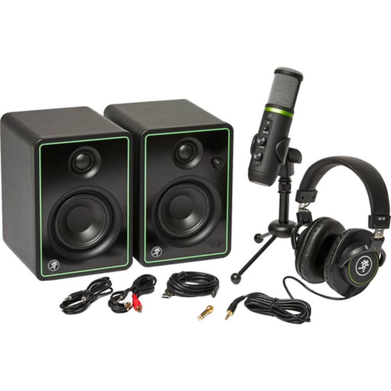 Mackie Creator Bundle with CR3-X monitors, EM-USB Condenser Mic and MC-100 Headphones image 1