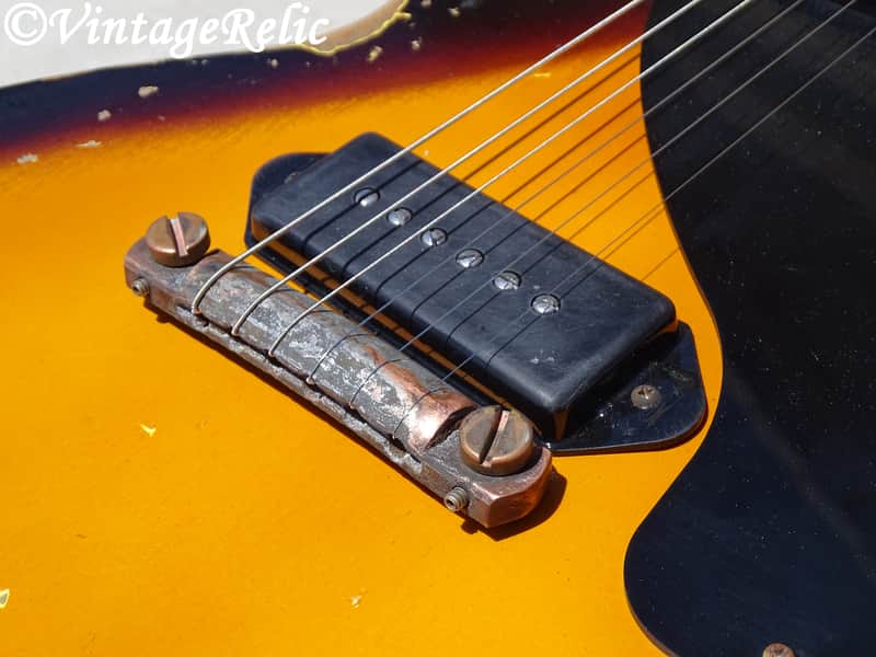 aged RELIC 2022 Gibson Les Paul Junior Jr 1956 style nitro refin