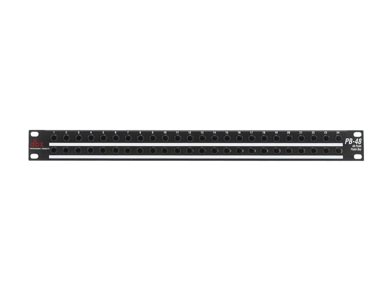 dbx PB48 48-Point TRS Patchbay 2010s - Black image 1