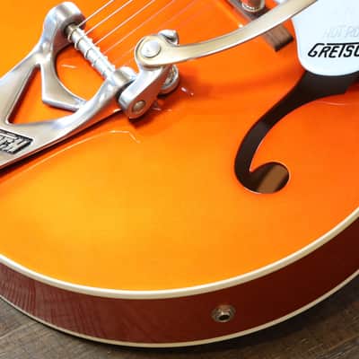 MINTY! Gretsch Brian Setzer Hot Rod Hollowbody G6120SHTV TV Jones Tangerine + OHSC image 5