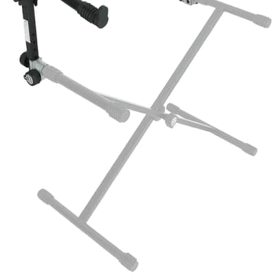 Quik Lok QLX-3 2nd Tier Add-On for Keyboard X Stand w/30mm Steel Tubing - Black image 4