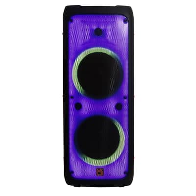 2 MR DJ FLAME5500LED Bluetooth PA Party Speakers Liquid Crystal LED 2 x 12" TWS FM USB image 9