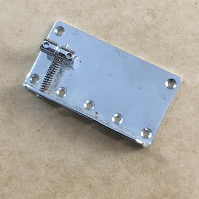 Electric Bass Guitar Fender Precision Bass Bridge Plate Chrome PB Mystery Chrome Jazz Bass image 1