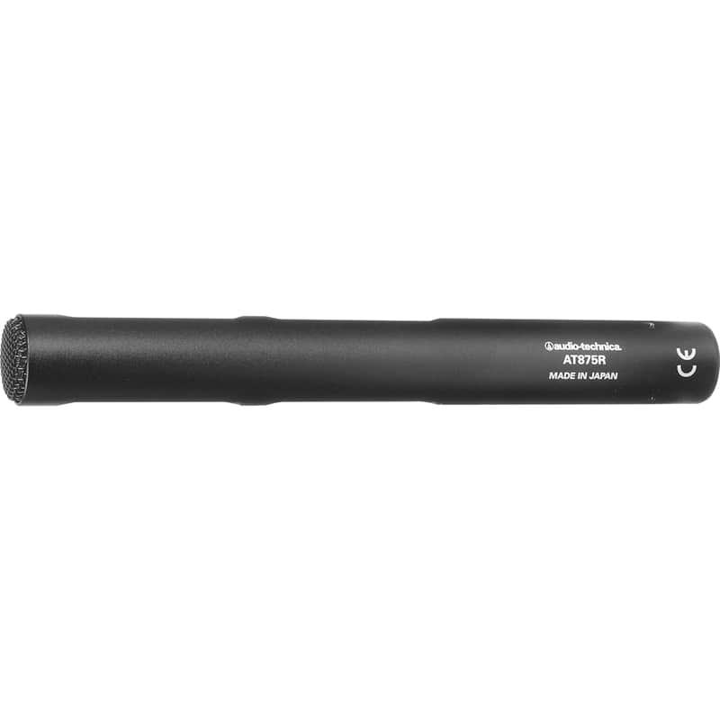 Audio-Technica AT875R Line + Gradient Short Shotgun Condenser Microphone, Black image 1