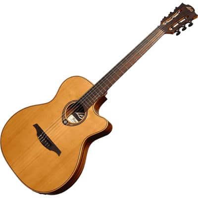 LÂG TN170ASCE Folk Nylon Auditorium Slim Pan-Coupé Électro image 2