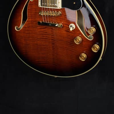 Ibanez John Scofield Signature JSM100 in Vintage Sunburst image 2