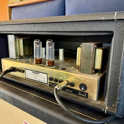 Hiwatt CUSTOM LEAD 50 watt tube amplifier original vintage Modesto sterling era amp image 11